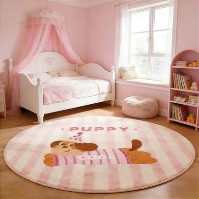 1pc Children's Toy House Decor Carpet, Puppy Bedroom Decor, Small Rug, Carpet, Home Decor, Living Room Carpet, Small Living Room Rug, Bedroom Carpet, Living Room Home Decor, Outdoor Rug, Washable Carpet