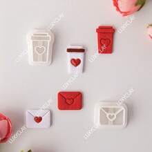 信件和邮箱造型软陶切割模具，适用于情人节首饰制作、婚礼耳环礼物等。 - 情人節 - 查看 1