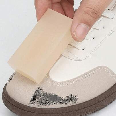 1pc Portable Suede Shoe Cleaner, Waterless, Easy To Carry, Suitable For Cleaning Velvet, Leather, Sneakers And White Shoes, Dry Cleaning Stain Removal, Travel-Friendly Shoe Care Wipe, Non-Abrasive, Great For Sneakerheads, Shoes, Spring/Summer Essentials, Bridesmaid Gifts, Home, Bedroom Decor, Beach, Travel, Men, Women, Vacation