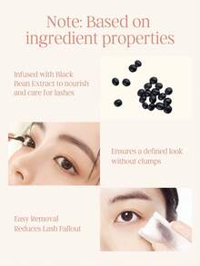 Dasique Mood Up Mascara 7.5g, False Lash Effect, Clump-Free, Smudge-Proof, Long-Lasting Curl And Volume, Waterproof, Sweat-Proof - 01 Black - View 7