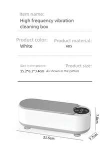 1 máy vệ sinh kính mắt không dây đa chức năng tần số cao, thích hợp cho kính mắt và phụ kiện, 200mAh - Nhiều màu - Xem 12
