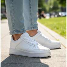 Women's And Men's Casual Force Sneakers - Original Fashion - On - 白色/白色 - 查看 6