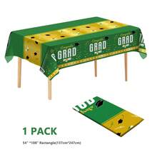 Disposable Plastic Tablecloths With Graduation, Party, Holiday Themes, Waterproof And Oil-Proof For Decoration - Multicolor - View 3