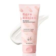 Bare Basics No Shave Hair Removal Cream For Women – Painless & Flawless Depilatory Cream For Body, Legs, Arms & Underarms, Gentle Formula With Vitamin E & Vitamin B5, Suitable For Sensitive Skin, Travel Essential, Skin Care Tools - Cream - View 3