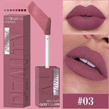 DUNUF 1 thỏi son lì dạng lỏng Velvet Matte, dễ thoa, lâu trôi, đa năng dùng được hàng ngày, dự tiệc, ngày lễ, quà tặng ngày Valentine, trang điểm môi. - Nhiều màu - Xem 18