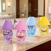 Perlas de cristal con fragancia sólida en botella de gel de colores Color enviado al azar Lámpara de mesa ambientadora creativa Perlas perfumadas transparentes de colores Eliminador de olores para dormitorios y baños Perlas de cristal de gel para eliminar olores en interiores  Ambientador con luz nocturna Difusor de aromaterapia para dormitorio - Color aleatorio - Ver 2