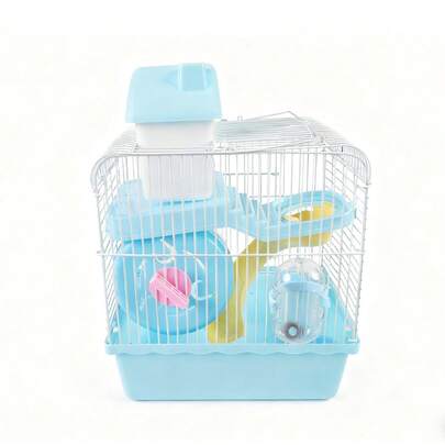 Mini Double-Layer Hamster Cage