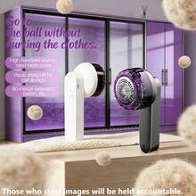 Rechargeable Lint Remover, Fabric Shaver, Clothes Fuzz Pill Shaver, Sweater Defuzzer, An Essential Household Item And Ideal Gift Choice, A Top-Tier Present - 1PC - View 8