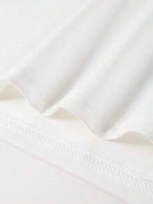 Men's Summer Fashion Casual Drawstring Hooded Vest - 白色 - 查看 4