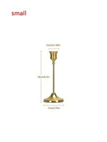 Bougeoir en laiton de forme conique, décoration de cheminée, décoration de table, bougeoir pour bougie pilier, cadeau de mariage, cadeau d'anniversaire, cadeau de remise des diplômes - Multicolore - Voir 16