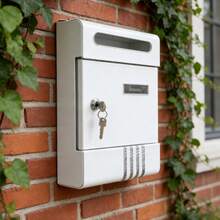 Skrzynki pocztowe montowane na ścianie - Biały - Zobacz 3