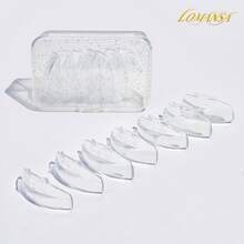 7 Pairs LOAMNSA Self-Adhesive Eyelash Curler Pads, Suitable For Eyelash Perming And Reusable - Multicolor - View 3