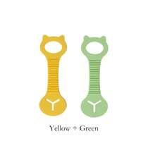 shuo ni mao yi Outdoor Cat Dog Poop Bag Holder, Silicone Clip Pet Waste Bag Dispenser, Pet Cleaning Supplies, Dog Poop Bag Leash Clip - Multicolor - View 24