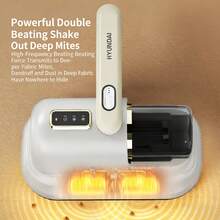 HYUNDAI The HY-011 Cordless Mite Remover Features A Lightweight Design, One-Handed Operation, One-Button Start For Rapid Mite Removal, And Is Suitable For Hotel Rooms, Guesthouses, And Gyms. It Provides Efficient And Worry-Free Fabric Cleaning. - White - View 7