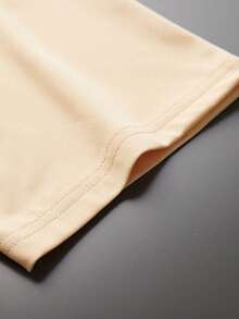 Disney Playful Mickey Mouse & Donald Duck Toddler Boys' T-Shirt, Khaki Contrast Print Crew Neck Short-Sleeve, Versatile Top For Beach Outings - 杏色 - 查看 6