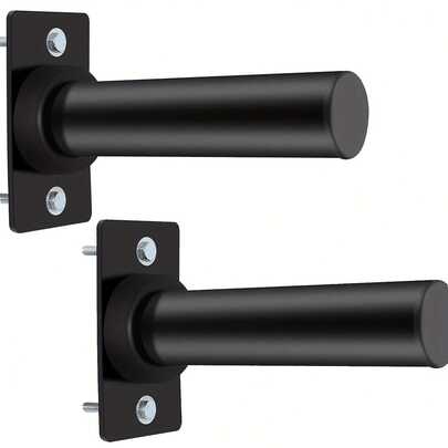 Wall Mounted Weight Plate Rack - Fits 1 Inch/2 Inch Weight Plates And Protective Pads, Wall Mounted Dumbbell Plate Storage Rack