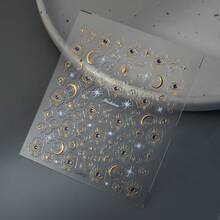 CoCo Notes 1 miếng dán móng tay hình mắt vàng dập nổi 5D, decal trang trí móng tay tự làm, dụng cụ làm móng, miếng dán móng tay - Nhiều màu - Xem 8