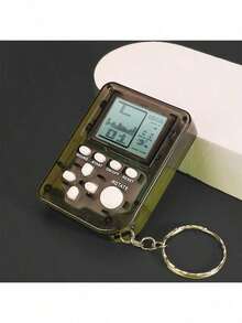 立方体游戏机钥匙扣，迷你饮酒游戏手柄吊坠，复古街机游戏钥匙扣，万圣节/感恩节/圣诞节礼物，跨境掌上游戏机玩具经典怀旧立方体游戏钥匙扣吊坠 - 彩色 - 查看 11