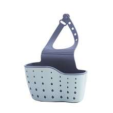 Kitchen Sink Drain Basket Hanging Bag, Faucet Sponge Holder, Vegetable Cleaning Pool, No Drill Storage Hanging Basket - Multicolor - View 9