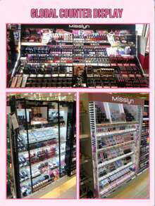 MISSLYN-3件套完整底妆套装，包含粉底液、粉饼和遮瑕膏，轻薄控油粉饼，哑光无瑕持久定妆粉，肌肤聚焦高遮瑕粉底液 - #Set 1 - 查看 9