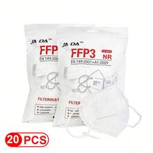 FFP3 Masks 3D Protective Face Mask Eu Approved En 149 CE 0370 Respiratory Protection Individual Package Disposable 7-Layer - A - View 9