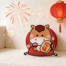 1pc 2026 Cartoon Red Horse & Capybara MagSafe Magnetic Phone Holder, Strong Suction, Adjustable Desktop Air Cushion - Multicolor - View 5