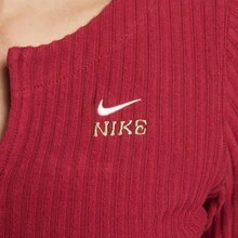 Nike Women's AS W NSW NK CHLL RIB FZ CNY Knitted Cardigan IQ3828-613 - Burgundy - View 3