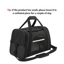 可折叠宠物背包，顶部透气设计，符合航空运输标准，适合体重低于 15 磅的猫咪和小型犬。 - 彩色 - 查看 8