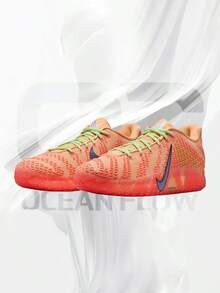 Nike Ja 3 Daybreak– Men's Lifestyle Sneakers – Shoes For Man -Vintage-Spring & Summer-Inspired Running Shoes, Shock-Absorbing Comfort, Gym To Streetwear Casual Wear-Back To School–HF2794 201 - Celestial Gold/Slate/Light Wild Mango/Vapor Green - 查看 2