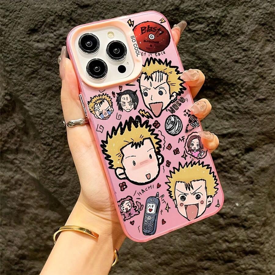 Phone Case - Cute Phone Case, Suitable For Osaki Nana Anime, Compatible With IPhone Models 17, 16E, 16, 15, 14, 13, 12, 11 Mini, Pro, Max, Air, X, XR, XSMAX, 8, And 7 Plus, Features A Matte Back Cover To Prevent Drops - 混合顏色 1 - 查看 1