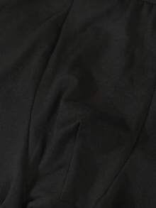 男士黑色简约日常平角内裤，性感星月字母印花弹力腰带内裤 - 黑色 - 查看 5