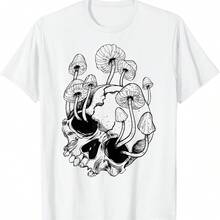 Camiseta de la muerte de los museos de calaveras gigantes - Blanco 1 - Ver 1