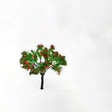 1/10pcs 6.5cm Mixed Model Trees, DIY Craft, Architecture Model, Landscape Scenery, Natural Green, Handmade Scene, Wire Flower Trees, Finished Mini Landscape Model Trees, Modeling Material 65mm - Simulated Miniature Wire Flower Tree - View 10