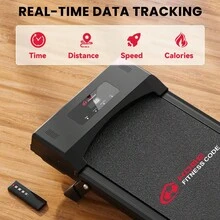 Homefitnesscode C1 2-In-1 Portable Treadmill With 5% Manual Incline, Speed 1–10 Km/H, Under-Desk Walking Pad & Running Mode, 2.5HP Motor, LED Display - UK Plug(220-240V) - View 8