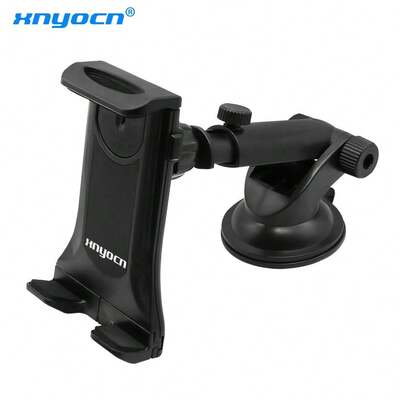 xnyocn Tablet & Smartphone Car Mount Holder With Strong Suction Cup, Fits 4.7-14 Inch Devices, Universal Dashboard Car Phone Holder
