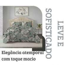 3-Piece Set: Double-Sided Queen Bedspread, Patchwork Quilt, Ultra Patch - 查看 6