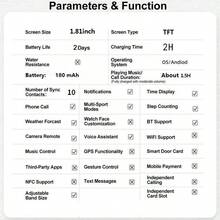Reloj inteligente multifuncional unisex - Pantalla HD de 1.5", llamadas inalámbricas, control de cámara, ajuste de música, seguimiento de actividad física, fondo de pantalla personalizable | Compatible con teléfonos Android, alertas de llamadas y mensajes - Multicolor - Ver 4