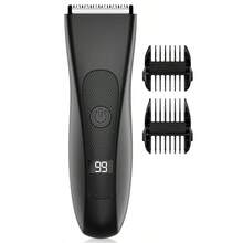 Multifunktions-Körperhaartrimmer, geeignet zum Trimmen der Körperhaare, Typ-C-Aufladung, digitale Anzeige, praktisch und einfach zu bedienen, geeignet für den Eigengebrauch oder als Geschenk, Akkukapazität 500mAh - Schwarz - Übersicht 13