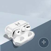 DECOPHONE 蓝牙耳机保护套，带Type-C充电盒，续航时间超过24小时，轻松与智能手机配对，无线耳机保护套 - 無色 - 查看 2