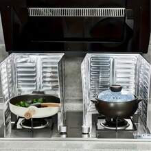 2 estilos de tabla de cocina resistente al calor de aluminio, protector contra salpicaduras de cocina - Multicolor - Ver 14