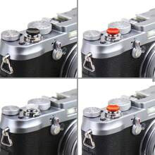 Pure Copper Camera Shutter Button Applicable For A6700 Nikon Z30 ZF XPRO3 ZV1 FX100V XT20 XT2 XT3 XT30 II XT10 M A XE5 XM5 XT30 III XT50 X100V Shutter Cap - Black + Red + Silver - View 5