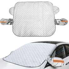 1pc 2026 Upgraded Car Snow Cover, Suitable For Icy And Snowy Weather, Effectively Prevents Icing And Dust, Fits Sedans And SUVs - With Rearview Mirror - View 11
