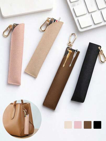 1/10 piezas Clip de bolígrafo con llavero, Soporte de bolígrafo de enfermera, Clip de bolígrafo antiperidida de PU, Clip de lápiz labial, Clip práctico de regalo, Clip de pincel de maquillaje, Clip de almacenamiento de llaves de coche, Soporte de tarjeta de identificación de personal médico, Esencial para personal médico, Organizador de escritorio, Regalo del Día de la Enfermera, Adecuado para uso diario y regalo a amigos, Regalos de Pascua, Regalos de Año Nuevo, Regalos del Día de San Valentín