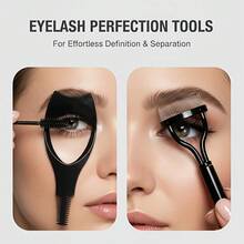 Eyelash Tools - Eyelash Mascara Guard And Stainless Steel Eyelash Comb, Eyelash Brush, Create Natural Lashes, Prevent Mascara Clogging, Makeup Tools - Multicolor - View 6