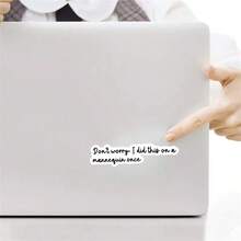 1PC 3 Inch Waterproof Outdoor PVC Removable Sticker - Funny Humor Quote Design For Car/Laptop/Water Bottle - Hilarious And Unique Sticker For Friends/Co-Workers/Adults,Don't Worry I Did This On A Mannequin Once Nursing Student Sticker - 3*0.79 Inches - View 8