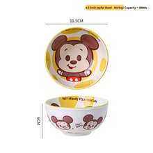 Disney 迪士尼卡通陶瓷釉面餐具，高品质家用耐热饭碗 - 彩色 - 查看 14