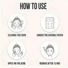 800片面部护理贴，遮盖瑕疵和痘痘，温和不刺激，舒适透气材质，不含酒精，透明遮盖 - 彩色 - 查看 5