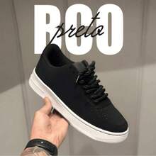 Promotion: Unisex Air SB Vision 1 Premium Sneakers - Casual, Stylish, For Gym, Skate, And Home Use. - Đen và trắng - Xem 3