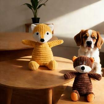 ألعاب كلاب من القماش الناعم للقضاّمين العنيفين، ألعاب كلاب صغيرة مصدرة للصوت، ألعاب حيوانات من القماش الناعم للكلاب صغيرة ومتوسطة وكبيرة الحجم، ألعاب تفاعلية للتدريب وترفيه الحيوانات الأليفة