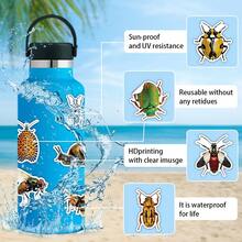 204 Pieces Insect Stickers - Cute Animal Bug Decals For Notebooks, Journals & Science Education Crafts - 204PCS - View 4